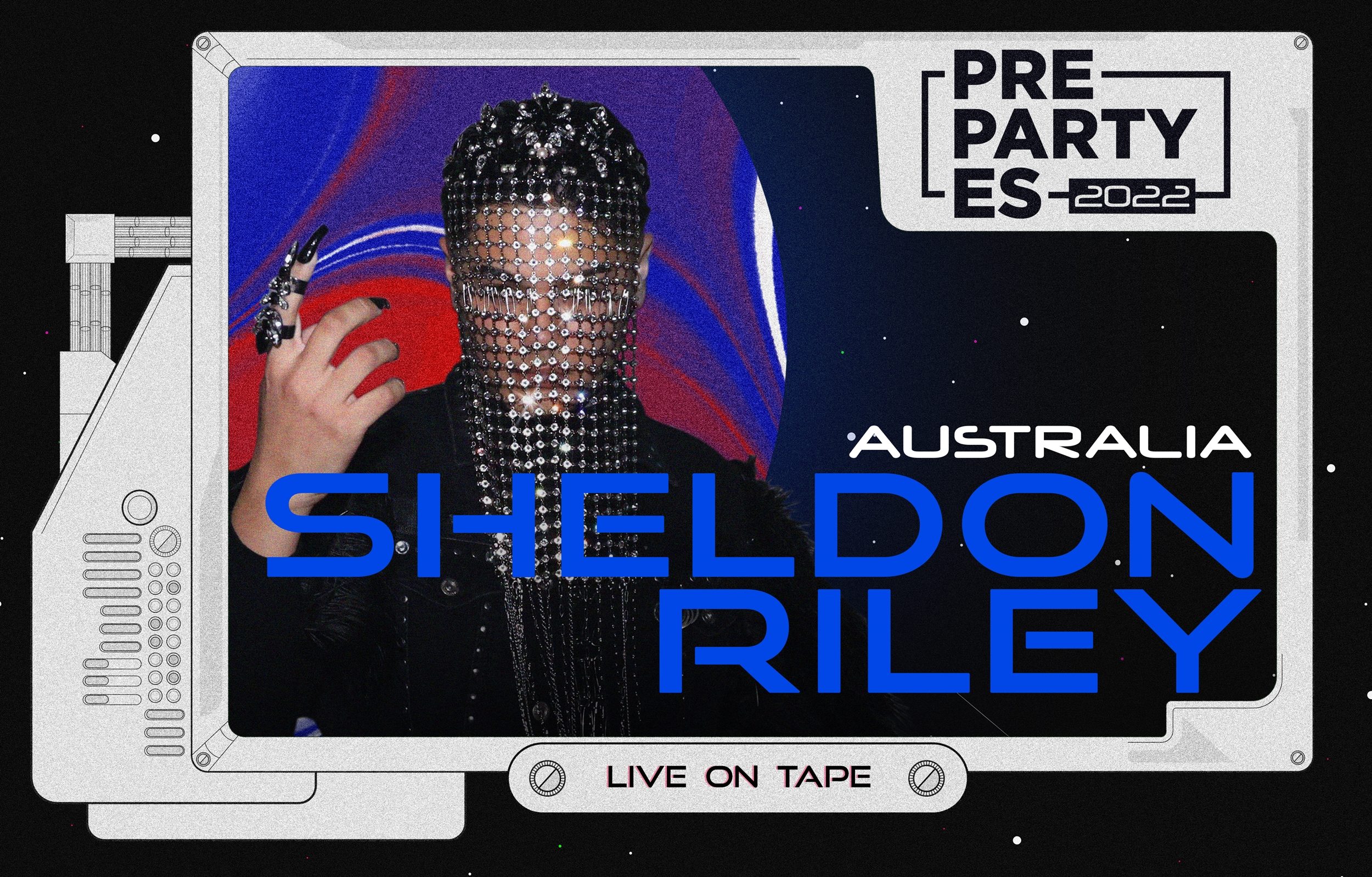 El australiano Sheldon Riley actuará en remoto en la #PrePartyES22 y completa el cartel del concierto de Eurovisión en Madrid